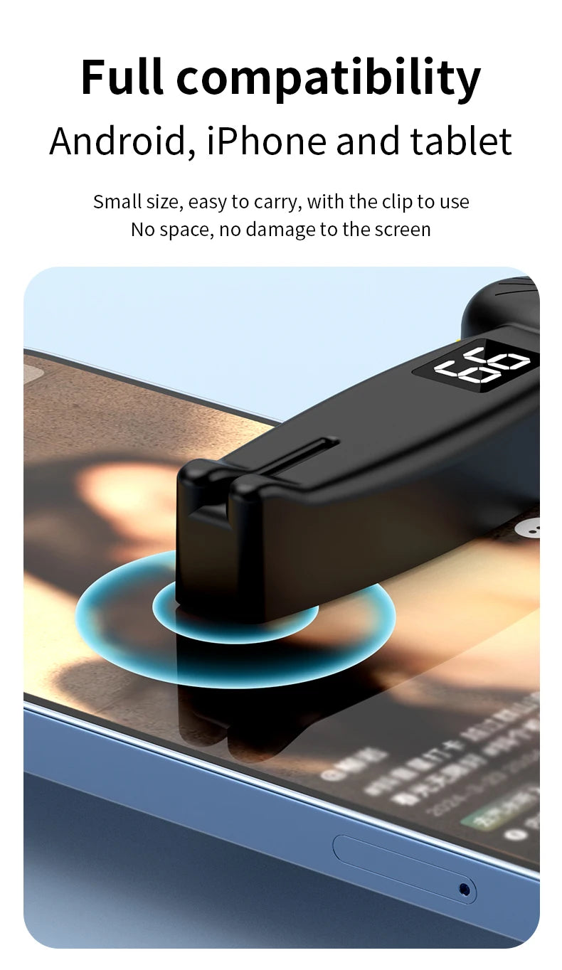 Remote Control Page Turner Bluetooth-Compatible 5.3 Camera Shutter Auto Clicker Phone Screen Tapper Device for Kindle Paperwhite