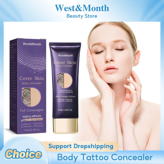 Concealer Full Coverage Tattoo Dark Circles Hide Blemishes Acne Scars Correct Pigment Waterproof Lasting Makeup Base Foundation