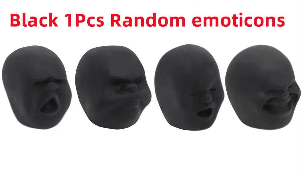 Human Face Emotion Vent Ball Resin Relax Doll Fun Novelty Caomaru Antistress Ball Toy Adult Stress Relieve Novelty Toys Gifts ﻿