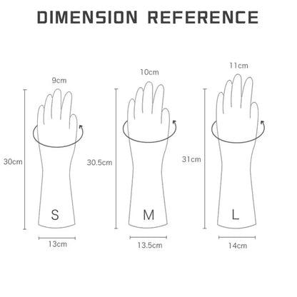 Waterproof Housework Cleaning Gloves Kitchen Cleaning Latex Laundry Dishwashing Gloves Wear Resistant Rubber Gloves