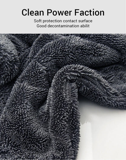Microfiber Car Cleaning Towel 1200GSM Double-Sided Ultra Absorbent Car Wash Cleaning Cloth Soft Scratch Proof/Lint Washing Towel