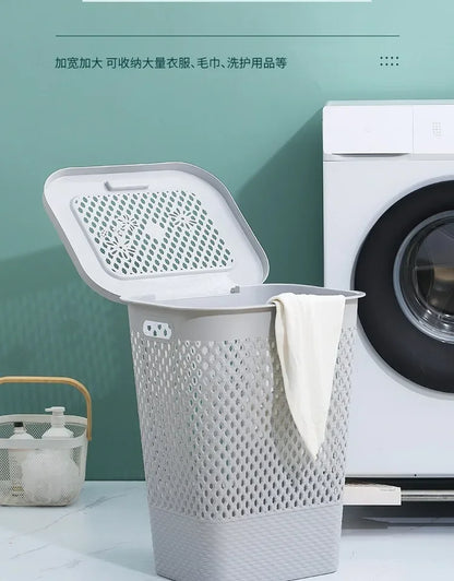 Multi-functional Plastic Household Dirty Laundry Baskets Bathroom Clothes Storage Bucket Living Room Children Toy Basket