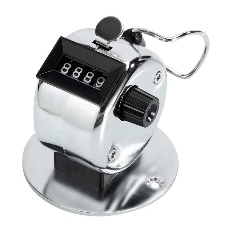 NEW Digital Hand Tally Counter Manual Counting Golf Clicker Training Counter 4 Digit Number Hand Held Tally Counter Mini Mechani
