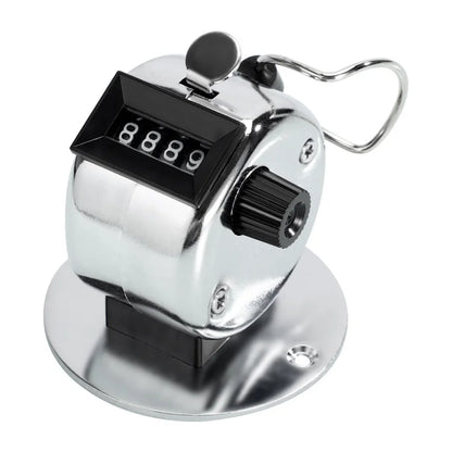 NEW Digital Hand Tally Counter Manual Counting Golf Clicker Training Counter 4 Digit Number Hand Held Tally Counter Mini Mechani