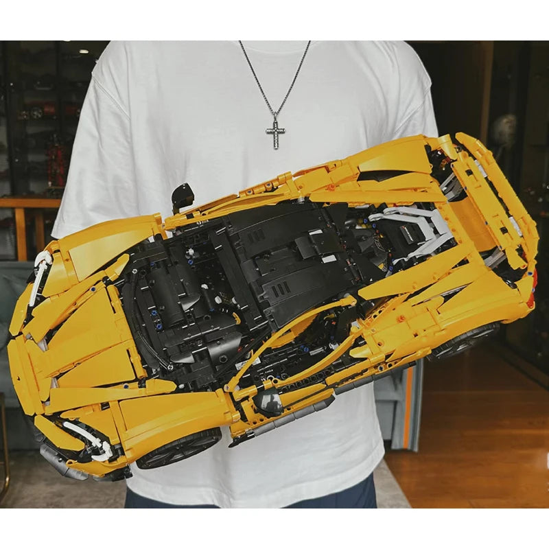 MOC Bricks Super Speed Technicial Sport Car Compatible Model Building Blocks Toy for Boys Kids Children Birthday Christmas Gift