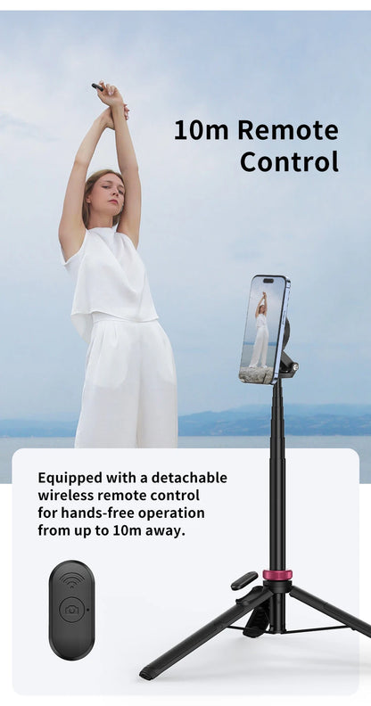 Ulanzi MT-84 Magnetic Tripod Portable Selfie for iPhone 15 14 13 Pro Pro Max for Live Streaming Vlogging