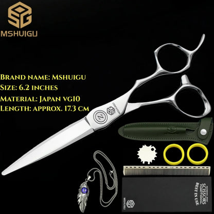 MSHUIGU professional barber Small size scissors 440C 5-5.5-6inch Multifunctional thinning shears Salon Tool Accessories