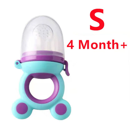 Baby Teether Nipple Fruit Food Feeder For New BornSilicona Teethers Fresh Food Nibbler Pacifier Clip Baby Accessories BPA Free