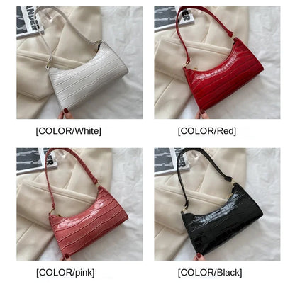 Fashion Exquisite Shopping Bag Retro Casual Women Totes Shoulder Bags Female Leather Solid Color Chain Handbag for Women 2023