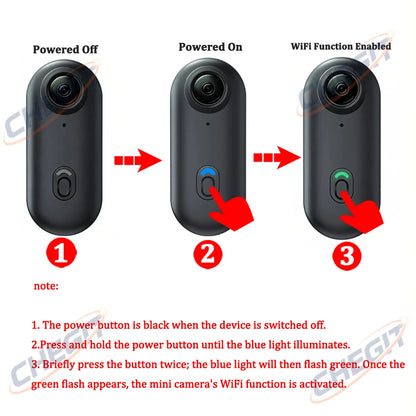 4K Motorcycle Mini Recorder Finger WIFI Action Camera Lightweight POV Motorcycle Road Sport Cam Bicycle Vlog Pet Body Camera