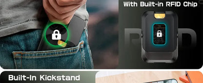 SUPCASE Magnetic Wallet Phone Stand Card Holder for iPhone 16/15/14/13 Series Strong Magnetic Lock Wallet with Stand