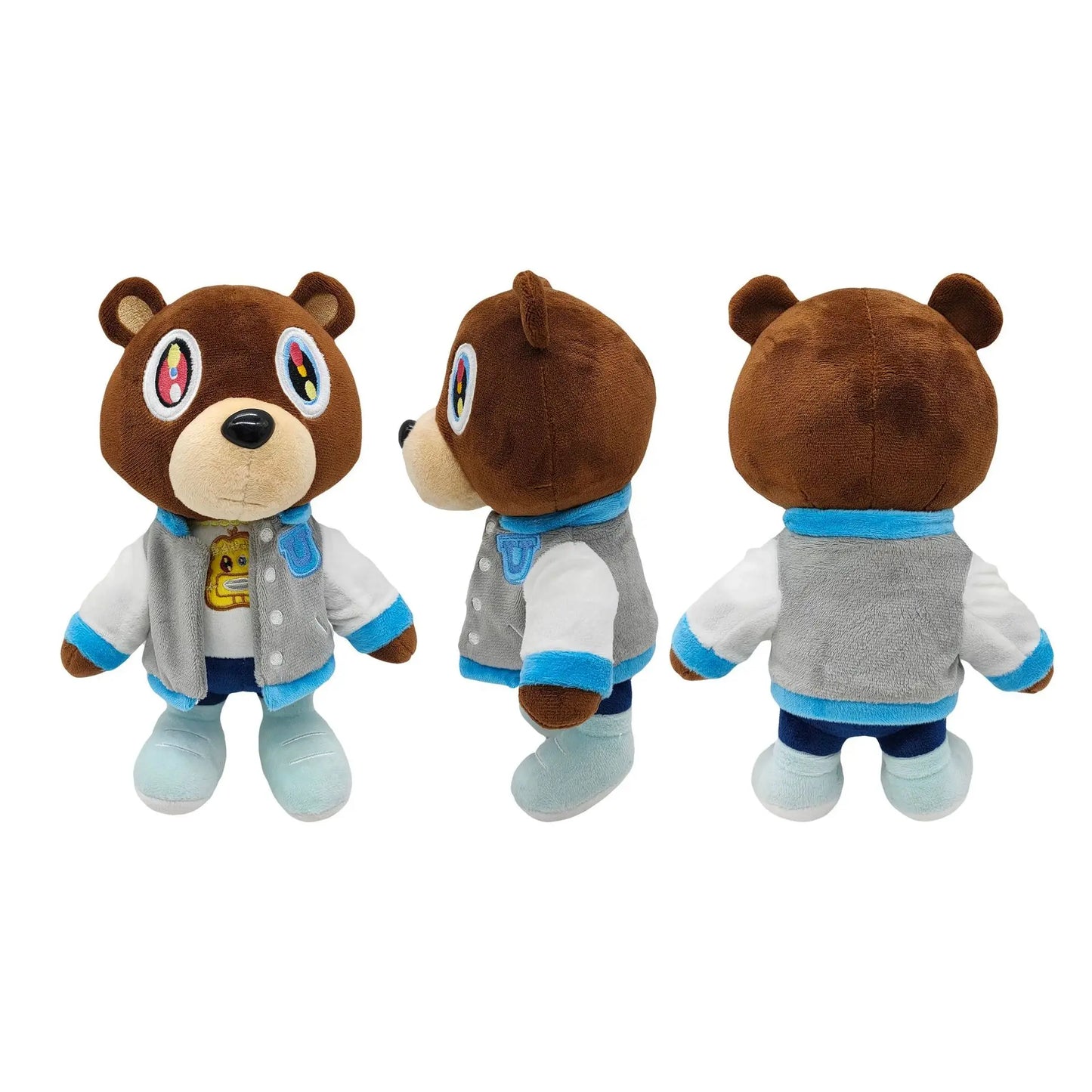 26cm Kawaii Kanye Dropout Bear Teddy Bear Plush Toys Kanye West Graduation Soft Stuffed Home Room Decor Birthday Gift