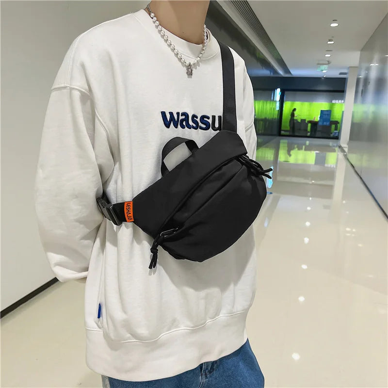 Fashion New Waist Bag Unisex Street Hip-hop Fanny Pack Chest Pack High Quality Nylon Belt Bag Female Designer Shoulder Bags