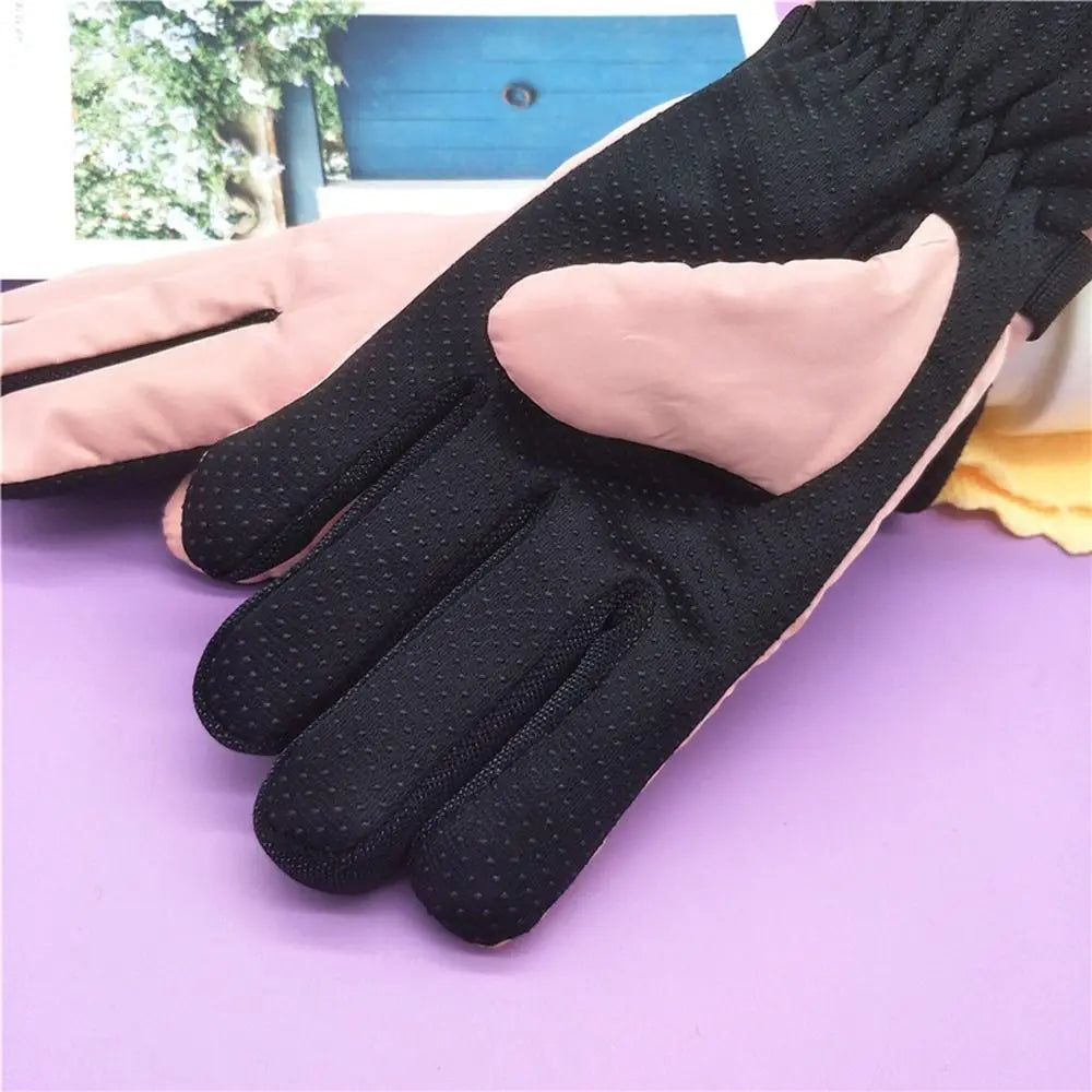 Kids & Adult Waterproof Ski Gloves - Windproof Winter Snow Gloves for Snowboarding