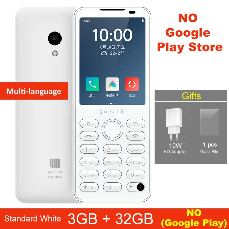 Qin F21 Pro Smart Touch Screen Phone Wifi 2.8 Inch 3GB 32GB Bluetooth 5.0 Duoqin Global Version 2120mAh Android Play Store Phone