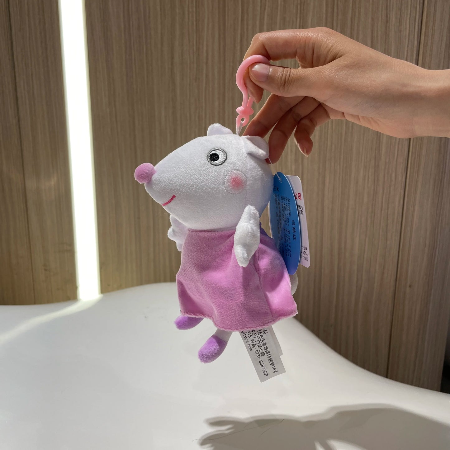 100% Genuine Peppa Pig Evy dinosaur Teddy Bear Peppa George Evie Plush Toy Boy Girl Birthday Gift Toys Christmas Stuffed Doll