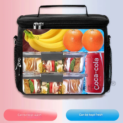 Bag, Insulated Cooler Bag Thermal Lunch Tote Bags For Men Women