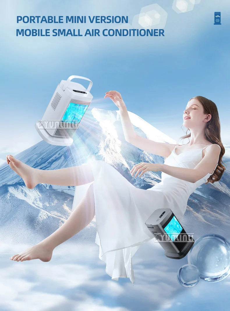 Summer Air Conditioning Fan Portable Mini Air Conditioner Electric Cool Fan Home Silent Ventilador Cooler