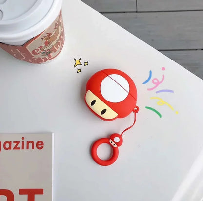 For Airpods 4 Case 2024,Cute 3D Cartoon Mary Game Silicone Earphone Cover For Airpod 4 Case/Airpods Pro 2 Case For Kids Funda