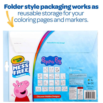 Crayola Peppa Pig Wonder Mess Free Coloring Set Book, Gift For kids