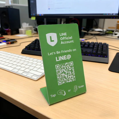 NFC 215 Programmable for Google Review Card NFC Station Table 13.56Mhz QR code can be independently set to link Standing Card