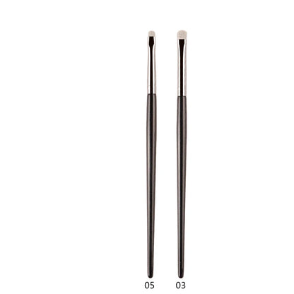 1pc White Pony Hair Eyeshadow Makeup brushes Small Smudge Precision Crease Detail Bevel Eye Shadow Make up brush Liner Lip
