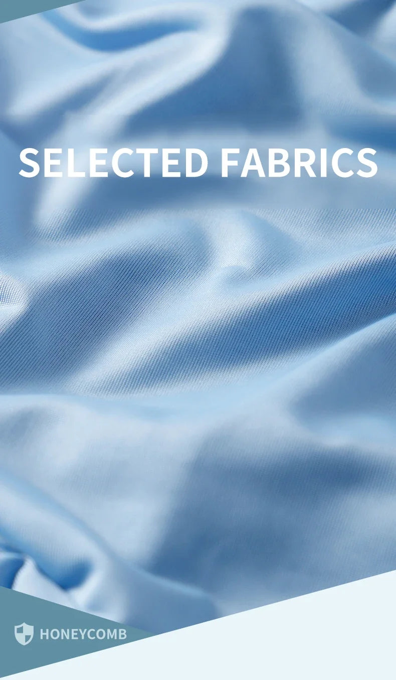 MiiOW 3Pcs Summer Thin Ice Silk Men Boxershorts Graphene Antibacterial Man Underwear Breathable Cool Men's Panties Boxershorts