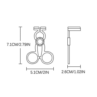 Novice contact lens remover, eyelid support tool, contact lens assistant tool, portable eye expander for wearing