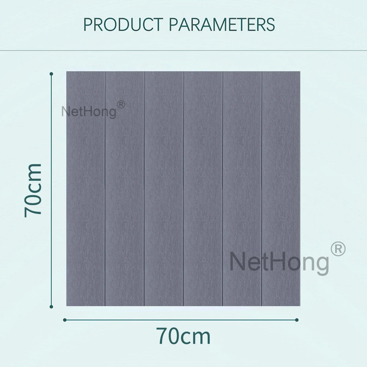 Waterproof Brick Stone Wallpaper Self Adhesive Vinyl Wall Decor Sticker 70*77cm