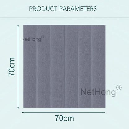 Waterproof Brick Stone Wallpaper Self Adhesive Vinyl Wall Decor Sticker 70*77cm