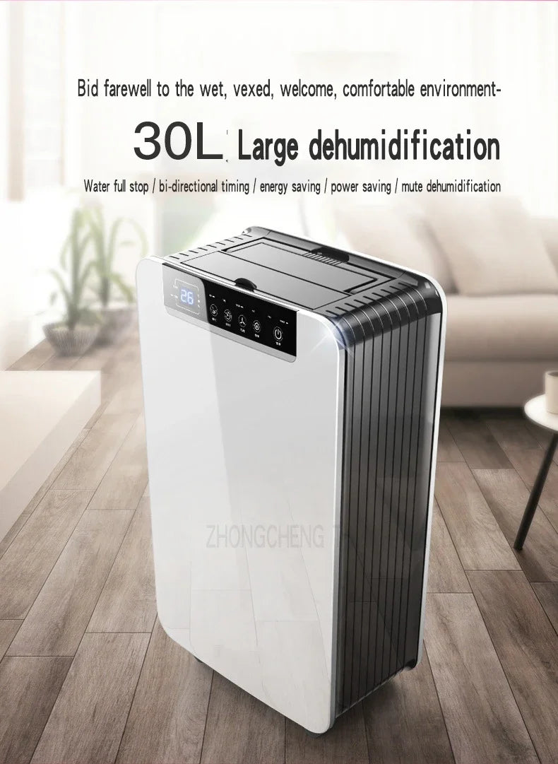 Air Dehumidifier DK01-T Dehumidifier household bedroom dehumidification Industrial Basement High Power Dehumidifier Small dryer