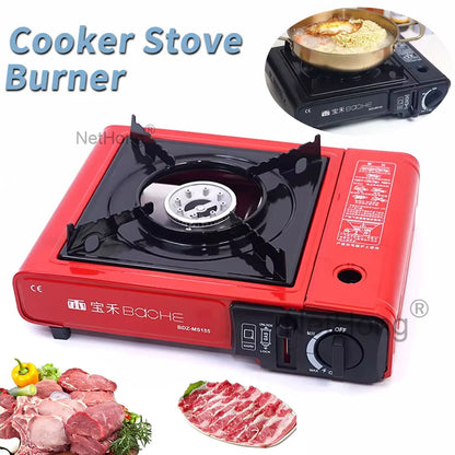Portable Camping Gas Stove Single Burner Cooker BBQ Outdoor Heater Gas Camping~