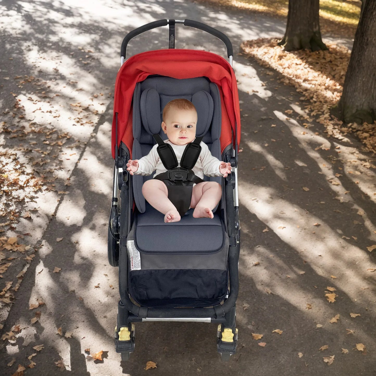 Universal Baby Stroller Seat Cushion Compatible with Uppababy Vista V2, V3 Cruz V2 2 in 1 Newborn to Toddler Comfort Insert