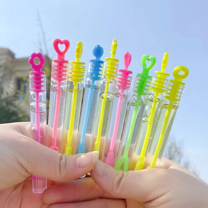 Mini Bubble Wands Party Favors - 10-30PC Cute Empty Bubble Tubes for Kids Birthday, Wedding & School Events