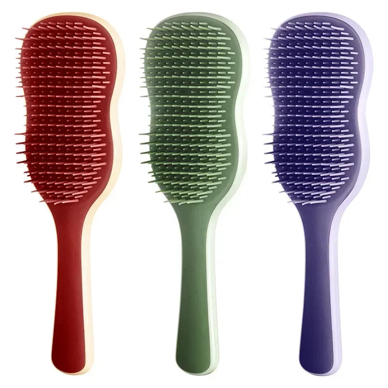 Massage Hair Comb Anti Detangling HairBrush Hair Styling Detangler Fast Blow Drying Curling Hair Brushes Comb Hairdressing Tools