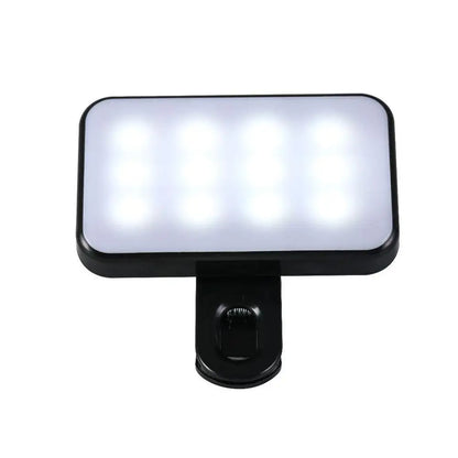 Portable LED Selfie Light For Phone Laptop Clip Flash Fill Video Photo Ringlight Photography Lamp Rechargeable Selfie Lights