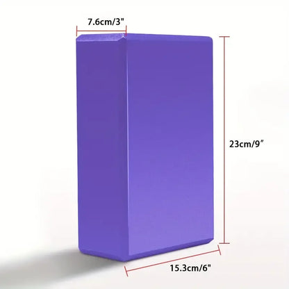 Yoga Blocks Gym Foam Brick Pilates Training Exercise Fitness Bolster Pillow Cushion Stretching Body Shaping Building Cubes