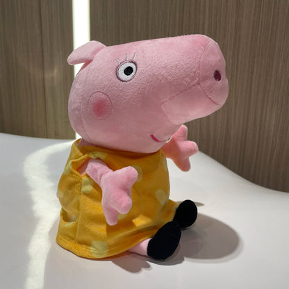 30CM Original Peppa Pig Page Pig Grandpa Pig Grandma Plush Toy Children Page Boy Girl Doll Peppa George Doll Birthday Gift