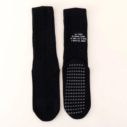 Yoga Socks Indoor Cotton Mid-tube Bottom Professional Non-slip Silicone Fitness Socks gym Floor Socks Dance Pilates Sports Socks