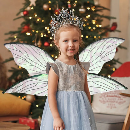 Butterfly Fairy Wings Costume Women Girls Princess Elf Angel Wing for Halloween Party Favor Cosplay Costume Dress Up Props