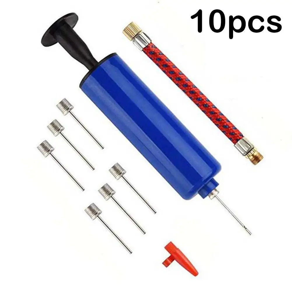 Flexible Hose Ball Pump Hand Pump Inflator Portable Basketball Pump Football Inflating with Pump Volleyball Hose Push Air