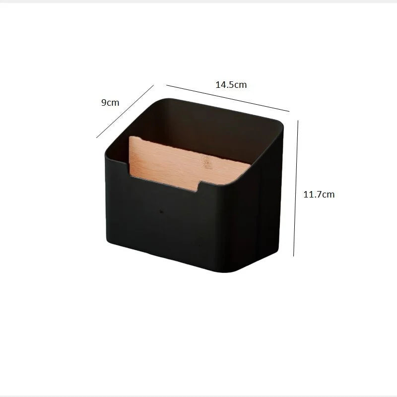 Multi-Function Storage Box Organizer - Remote Control Holder & Tissue Dispenser for Home & Office