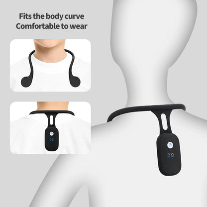 Smart Posture Trainer Back Straightener with Vibration Reminder for Adults Kids Real-Time Monitoring Wearable Sensor