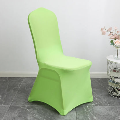 Black Extra Thicker Spandex Chair Covers For Wedding Events Party Decoration High Quality Stretch Elastic