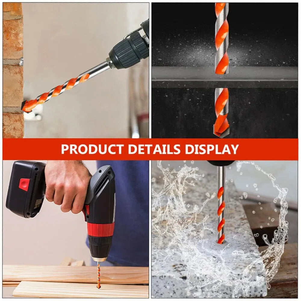 7X Masonry Bit Set Extra Tough Carbide Drill Bits For Stone Concrete Brick