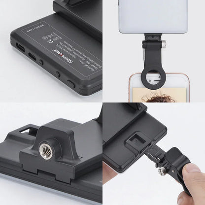 Fill Light Mobile Cell Phone LED Live Broadcast Selfie Video Conference Photography Lighting Kit Portable USB Charging Fill Lamp