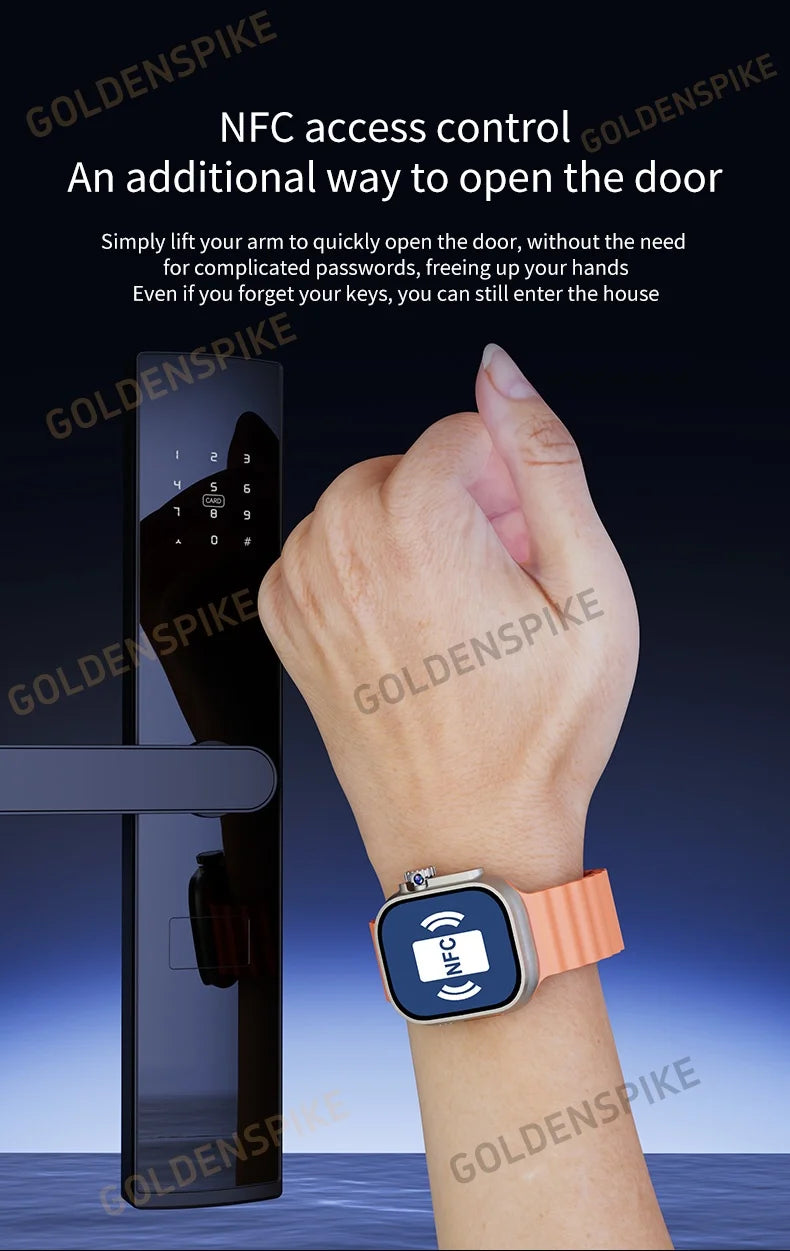 New Men Women's Smartwatch 2.29inch S10 Ultra Smart Watch With Rotary Camera GPS WIFI Google Play Store Touch ID 256GB Storage