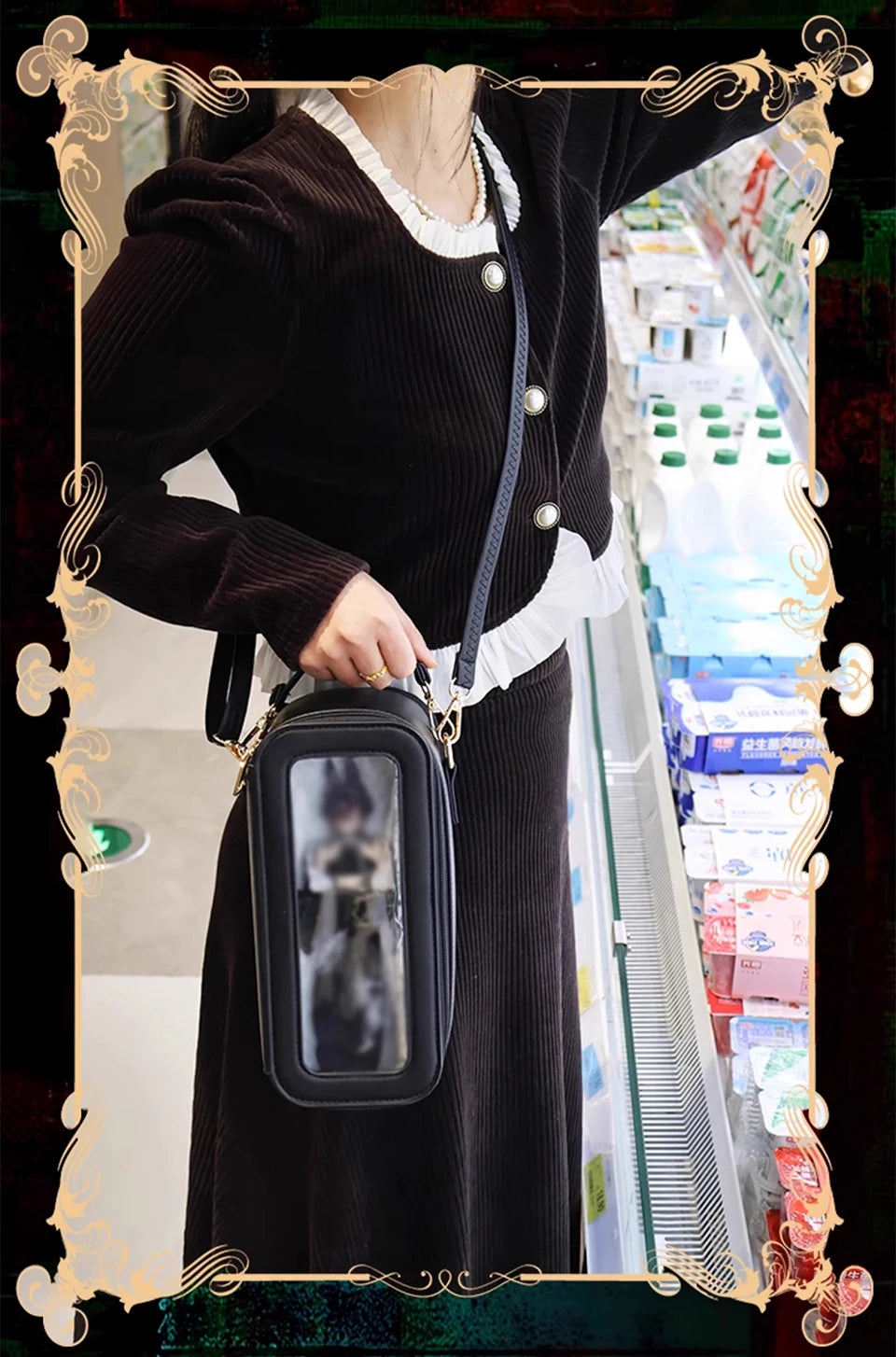 Original BJD Dolls Protections Bag Large Capacity Square Multi-function Bag Personality Bags for 30cm Mini Figures Figurines