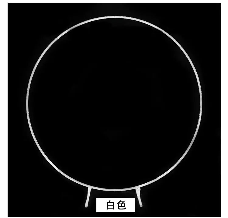 Metal Wedding Arche Circular Balloon Stand Party Decoration Backdrop Arch Birthday Party Balloon Arch Baby Shower Decoration