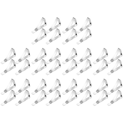 4-32Pc Stainless Steel Table Cloth Clip Wedding Picnic Table Cover Clip Holder Tablecloth Stable Clips for Restaurant Fixed Clip